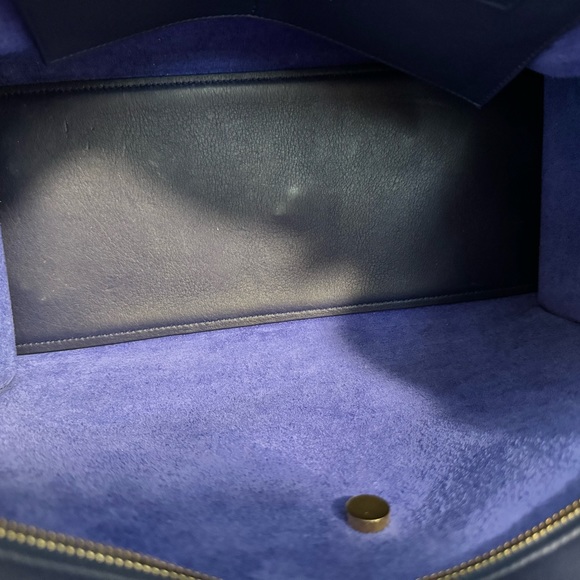 Saint Laurent Blue Small Classic Y Cabas Shoulder bag - Picture 12 of 16